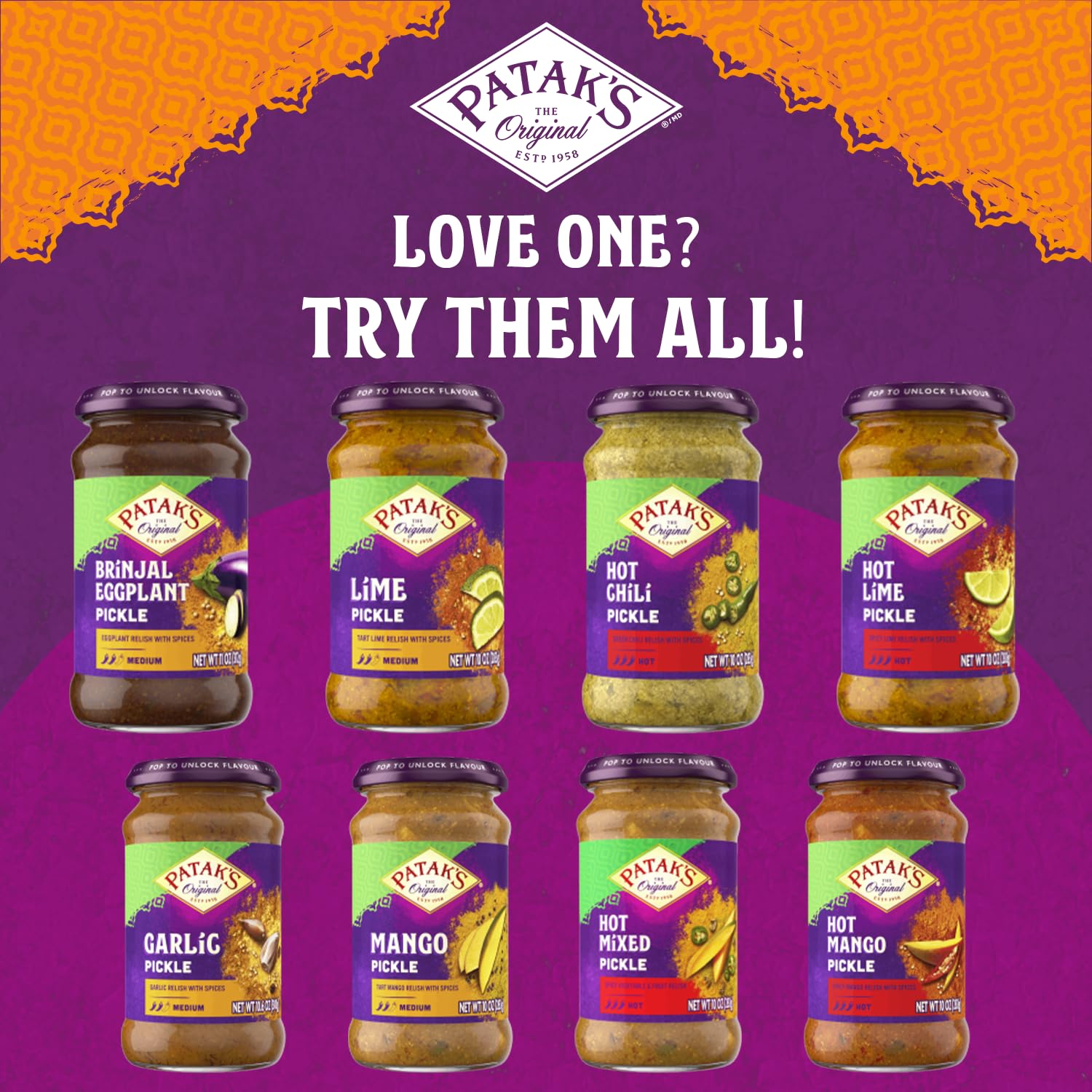 Patak's lime pickle spice splash adds character.
