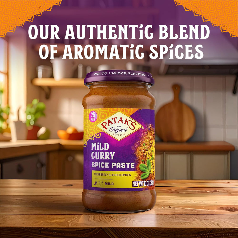 Patak's Mild Curry Paste as marinade for chicken or vegetables, instantly adding depth