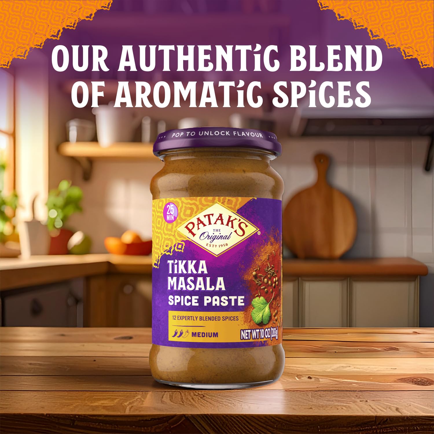 Patak's Tikka Masala paste used as marinade for kebabs.