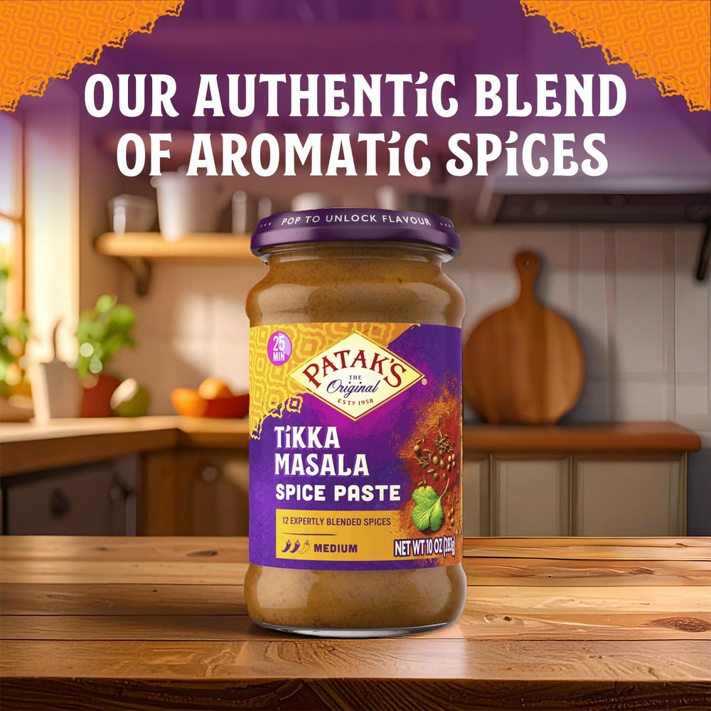 Patak's Tikka Masala paste used as marinade for kebabs.