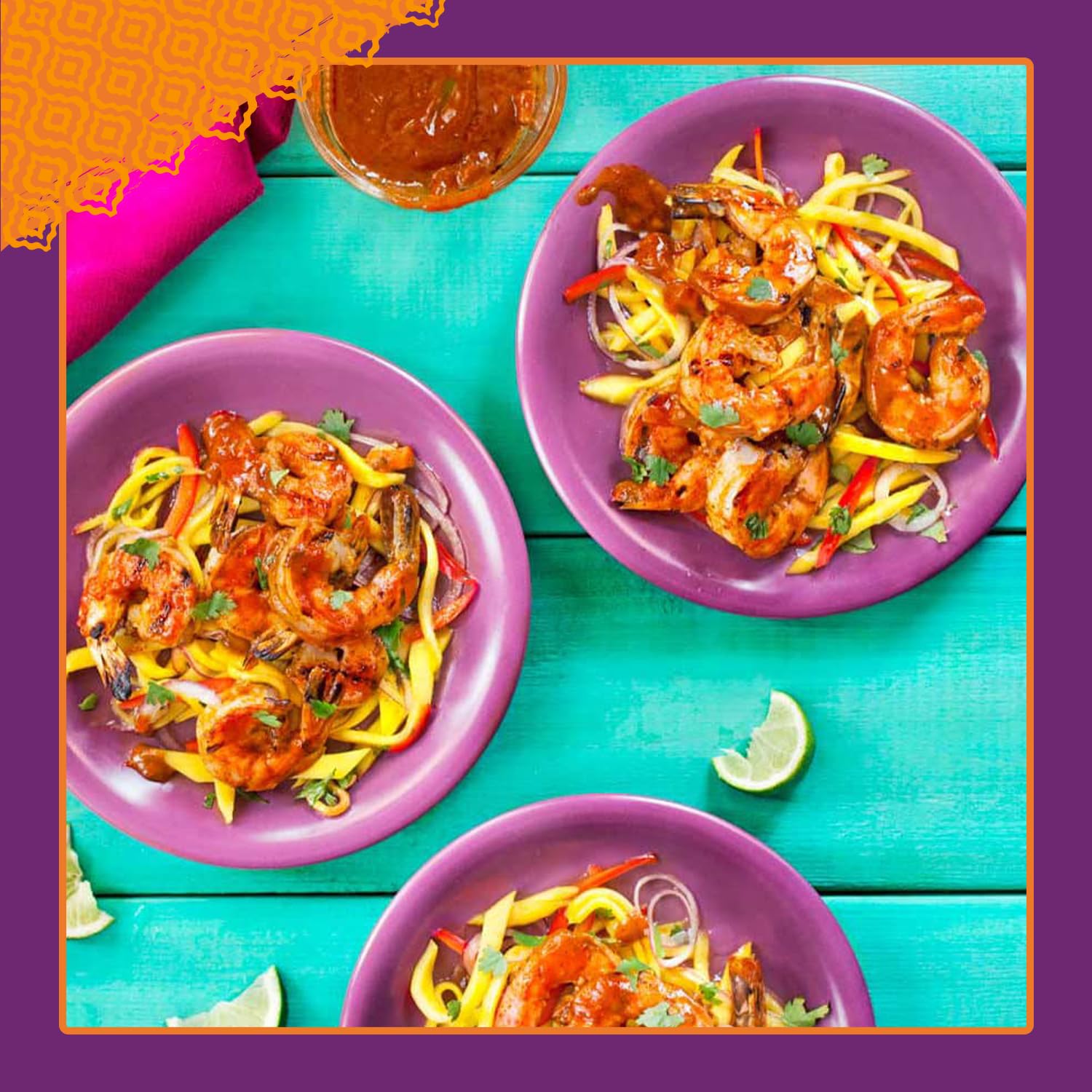Patak's Vindaloo blend close-up highlighting paprika and turmeric.