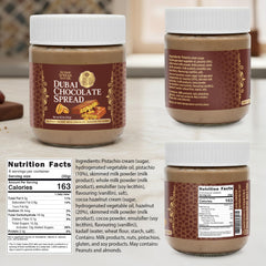 PATIS SAVORE Dubai chocolate spread on glossy jar highlighting luxury packaging.
