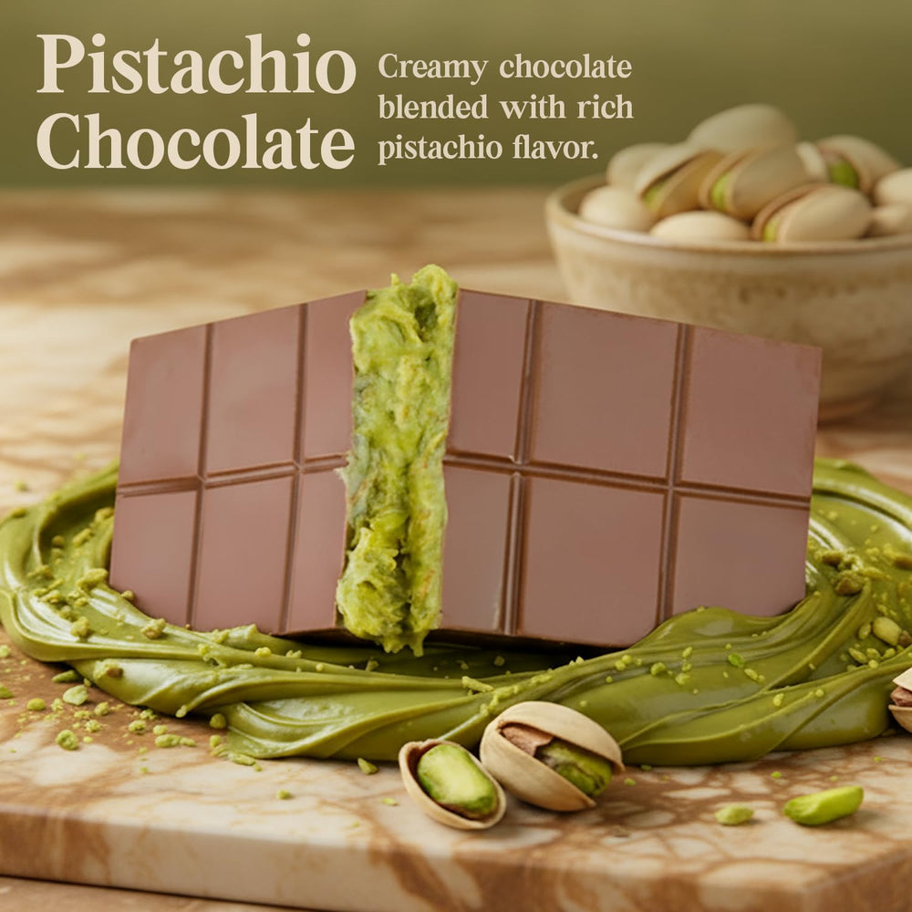 Patis Savore handcrafted Dubai chocolate emphasizes artisanal quality and refinement.