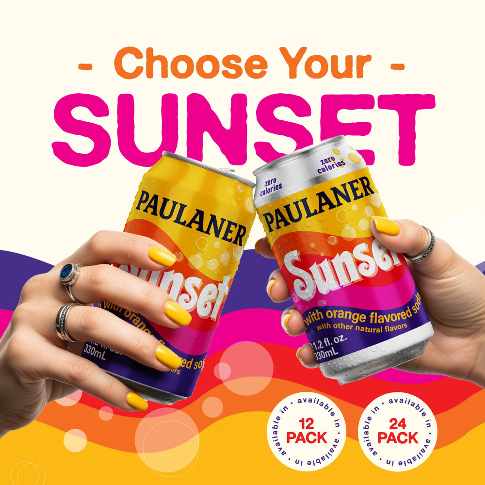 Paulaner Sunset 12-pack box signaling value for gatherings