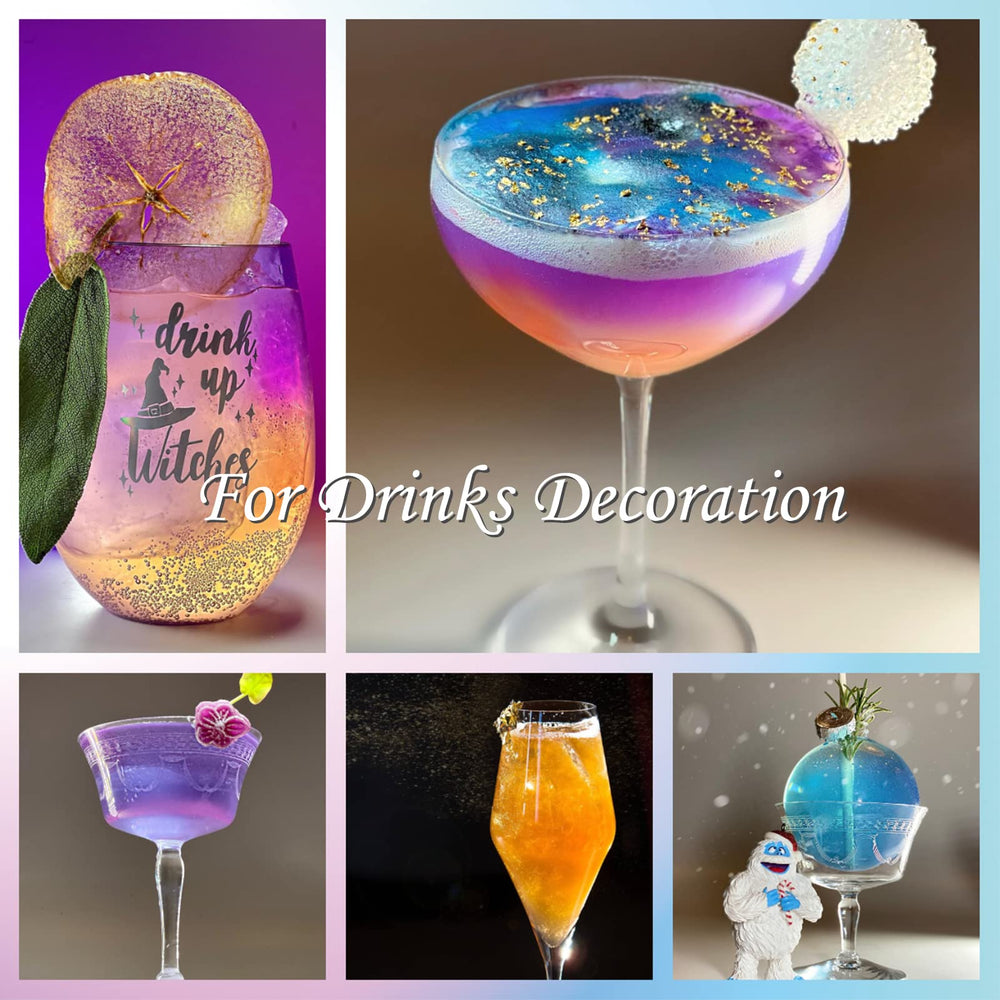 PAVADOR luster dust for drinks and cocktails adding metallic glow