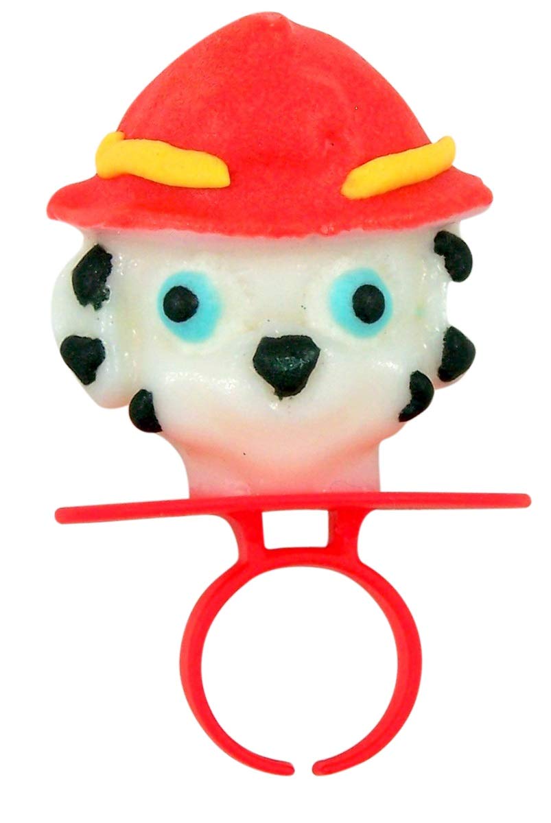 Paw Patrol wrapped lollipops with fruit flavors for easy distribution