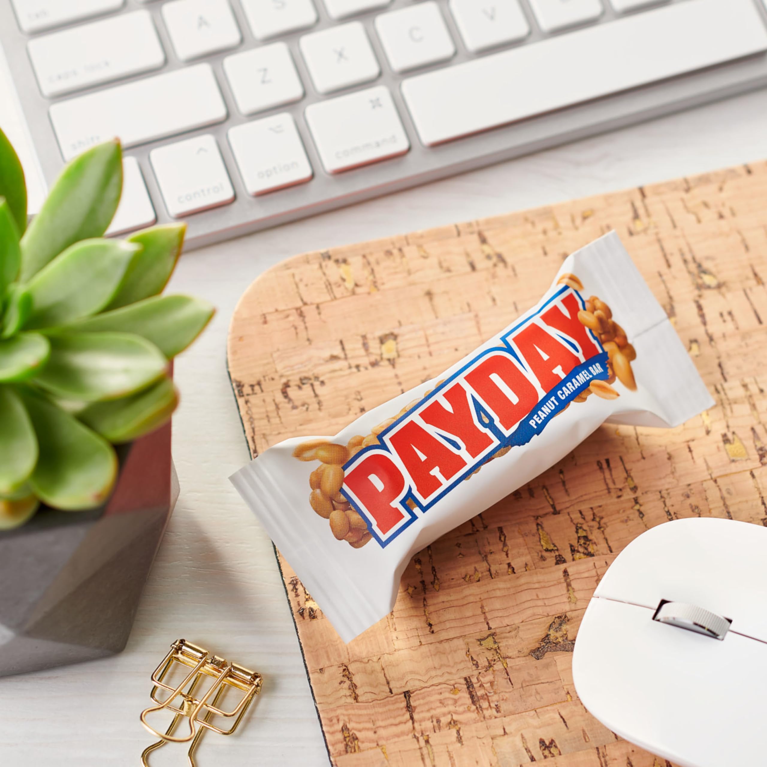 Gift-ready PAYDAY bars arranged for festive gifting.
