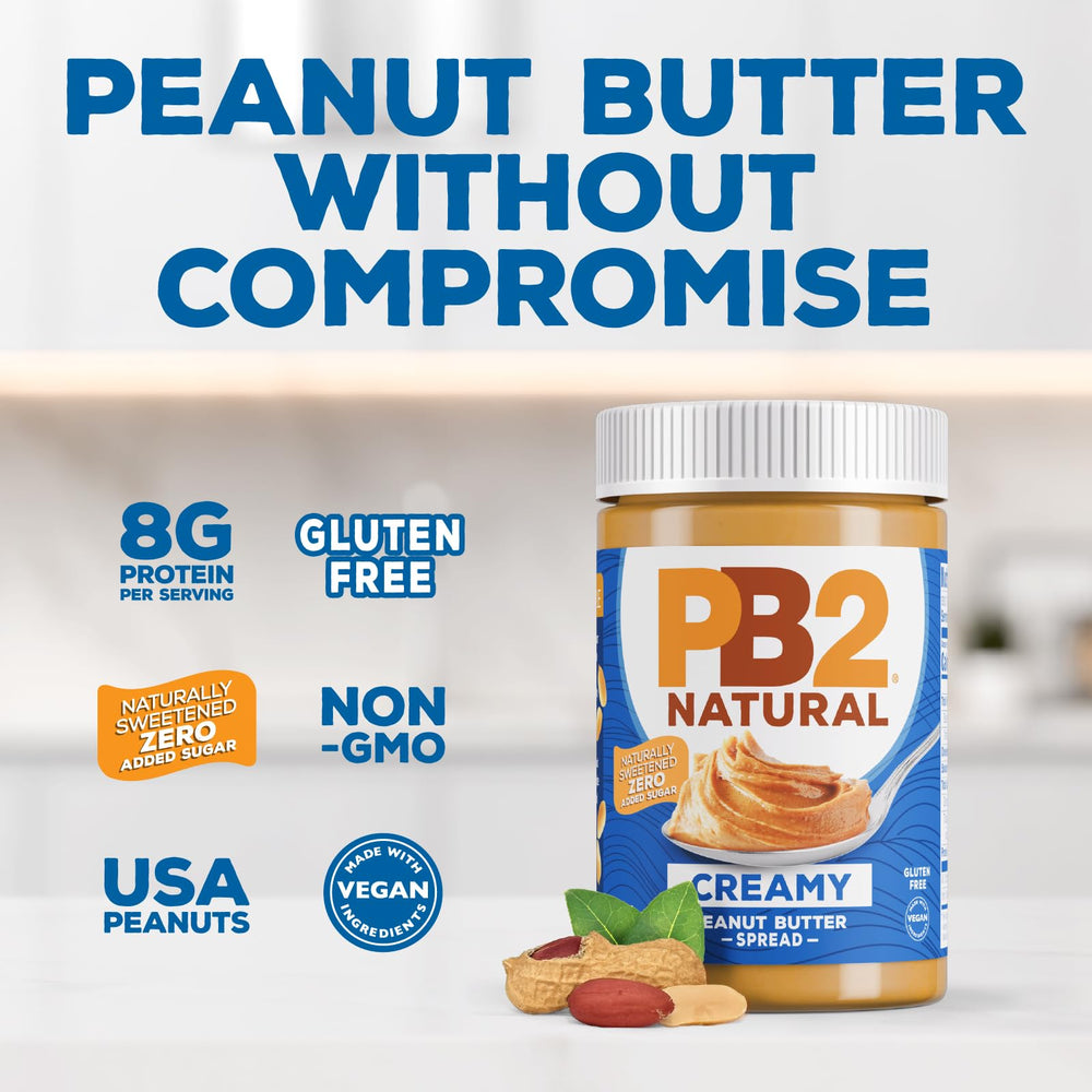 PB2 baking with peanut butter for tasty recipes.