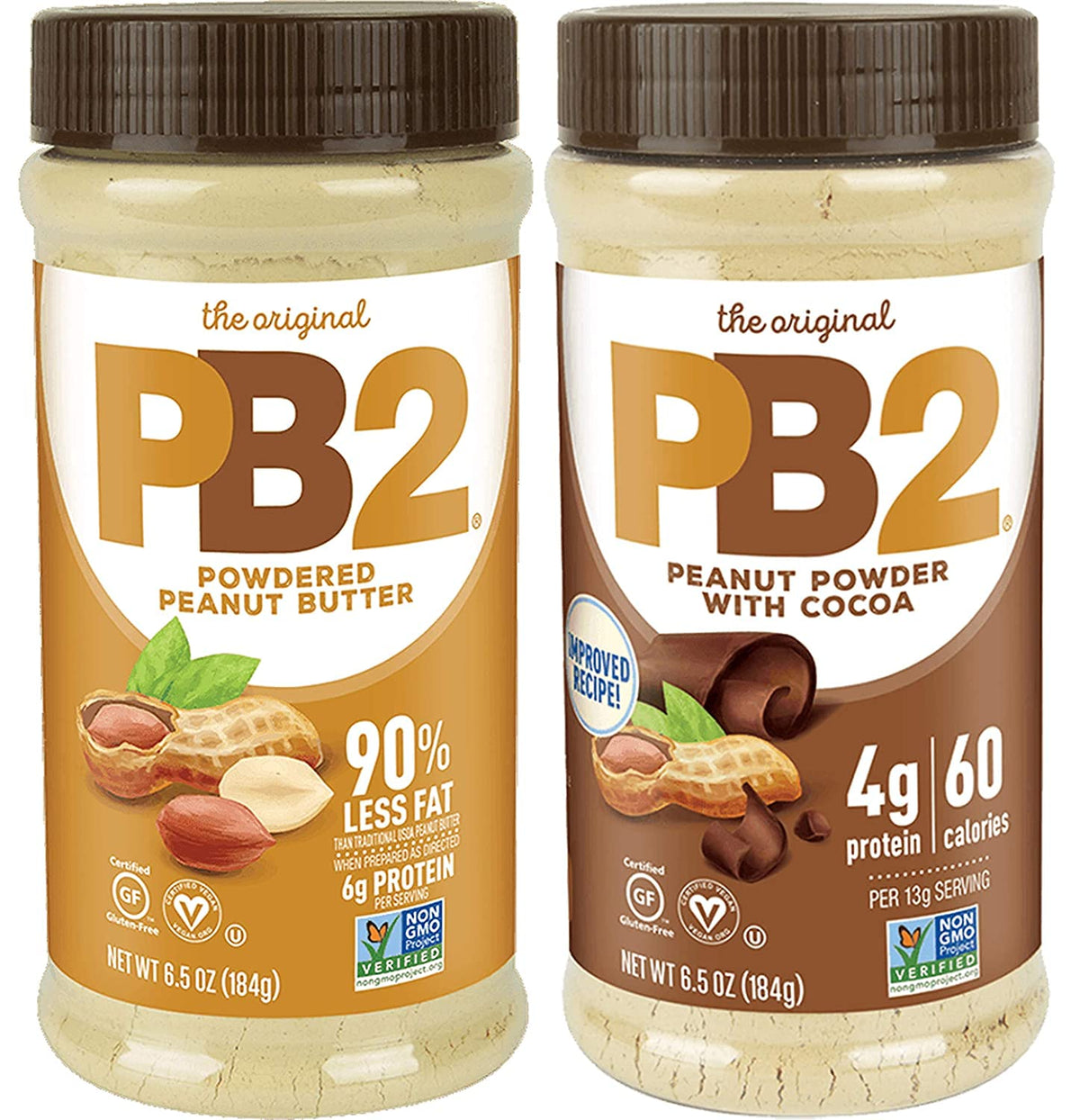 PB2 Original Powdered Peanut Butter jar for easy shake portions