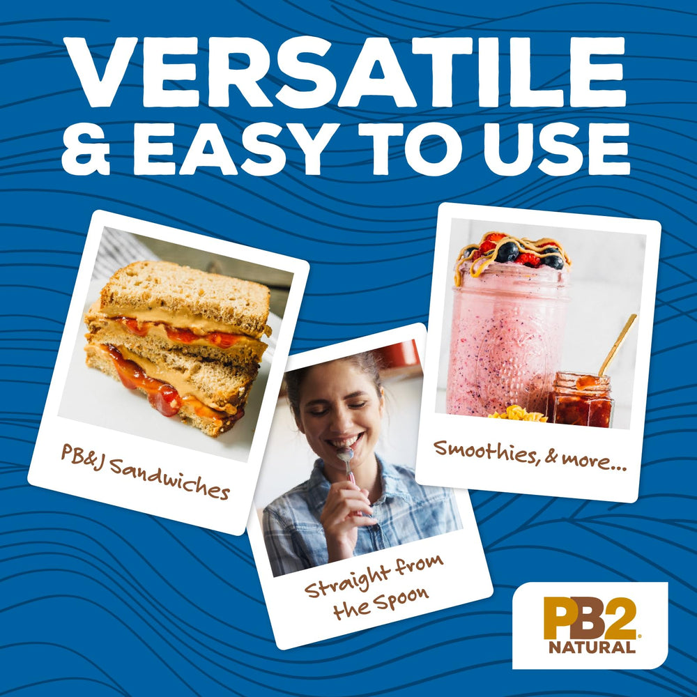 PB2 peanut butter for dipping pretzels and fruit.