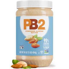 PB2 Powdered Almond Butter roasted closeup, ideal for rich smoothies.