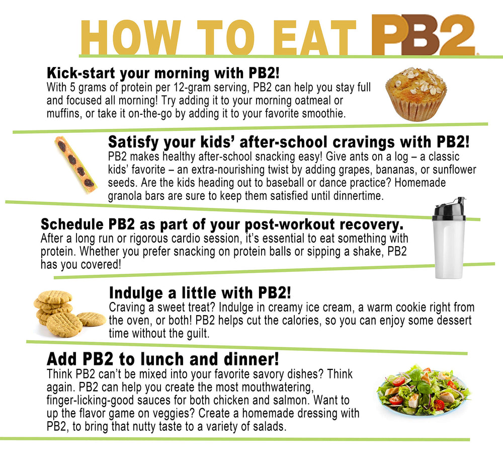 PB2 cocoa bundle jar closeup—shows all-natural ingredients and smooth scooping.