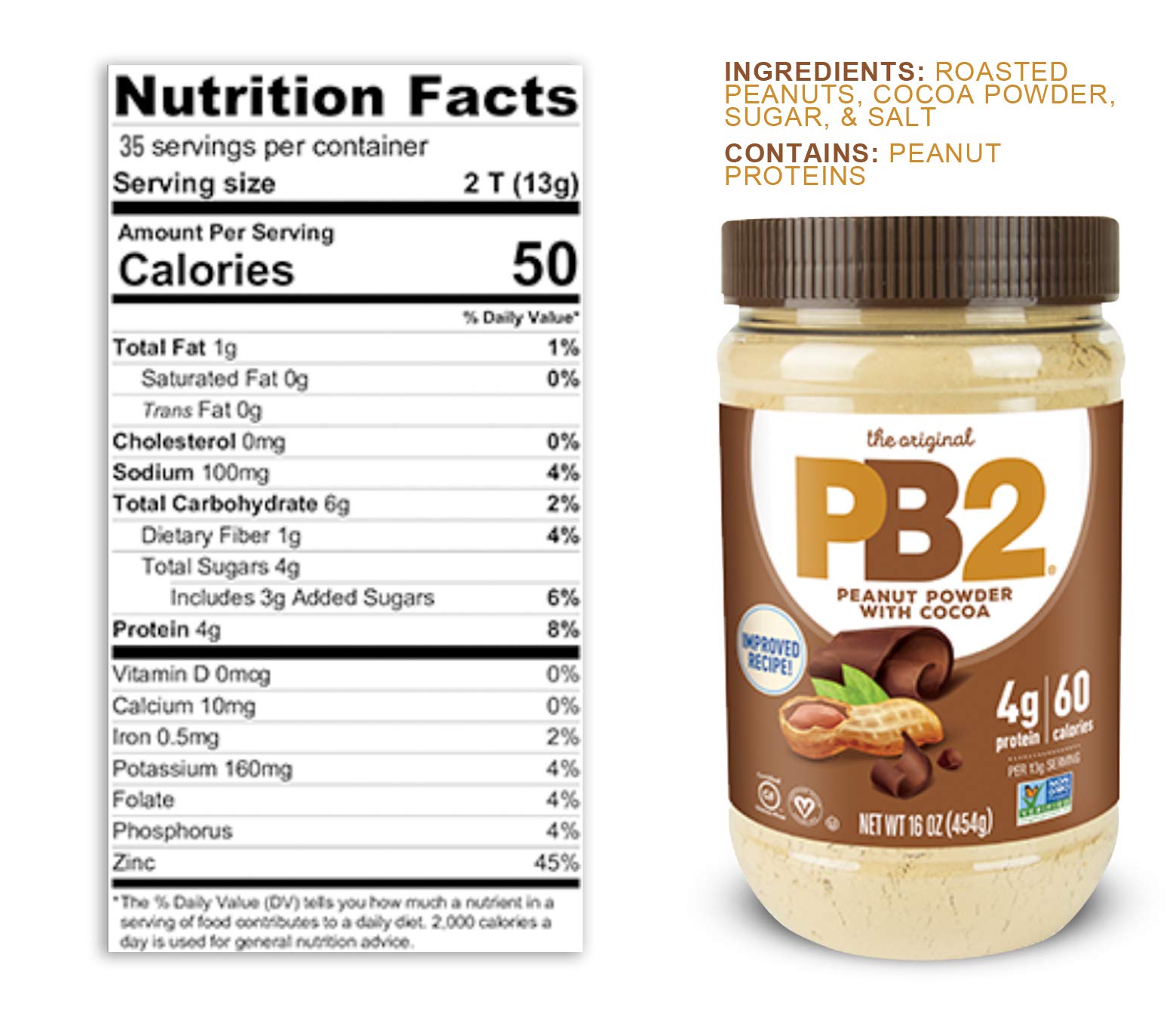 PB2 cocoa bundle pour—low-fat powder ideal for smoothies and baking.