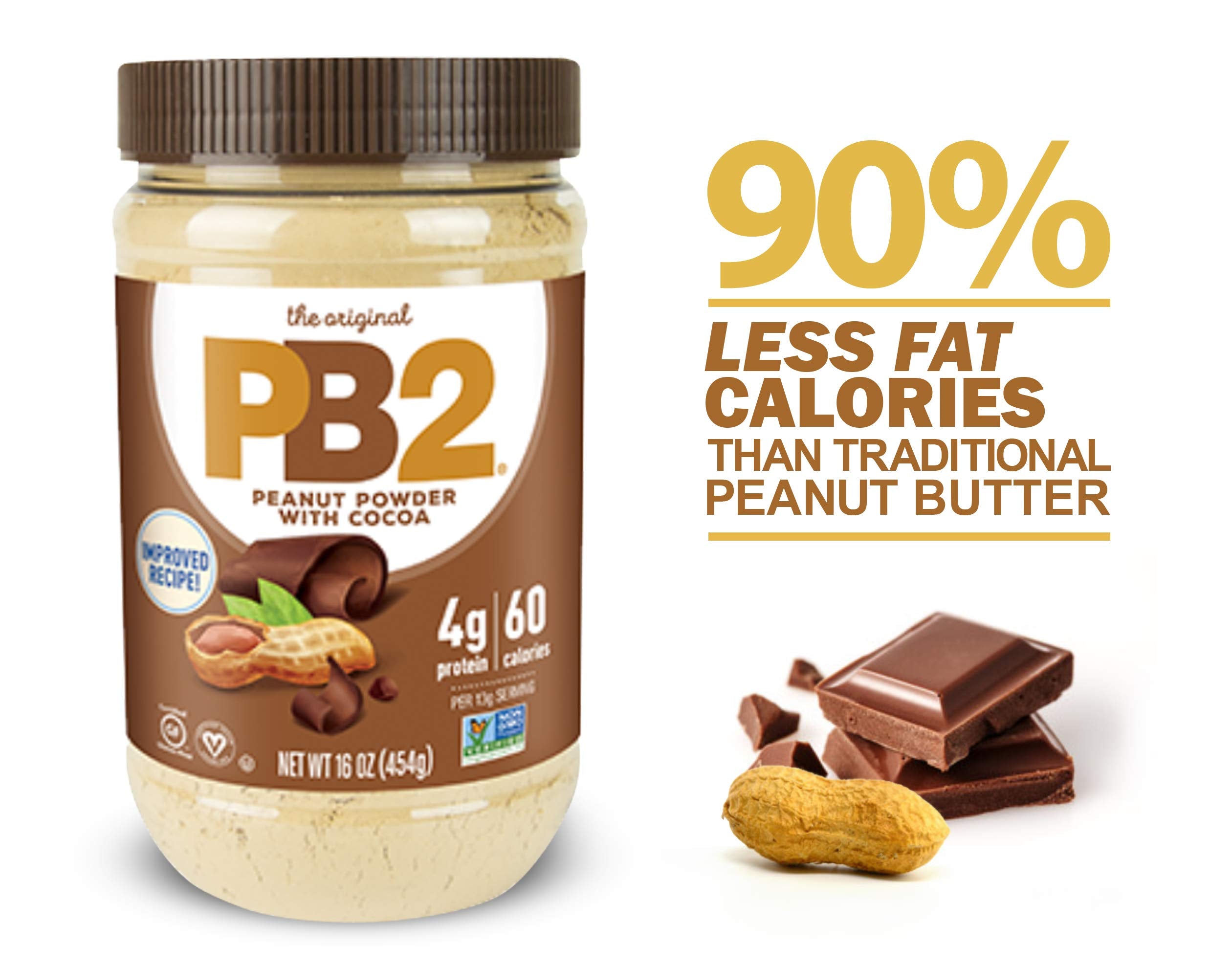 PB2 cocoa bundle smoothie—creamy texture without extra oil.