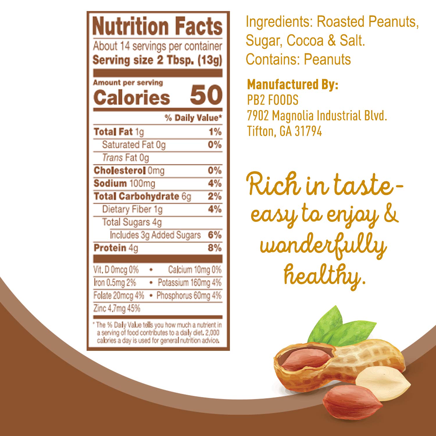Powdered PB2 dissolves smoothly into milk for beverages