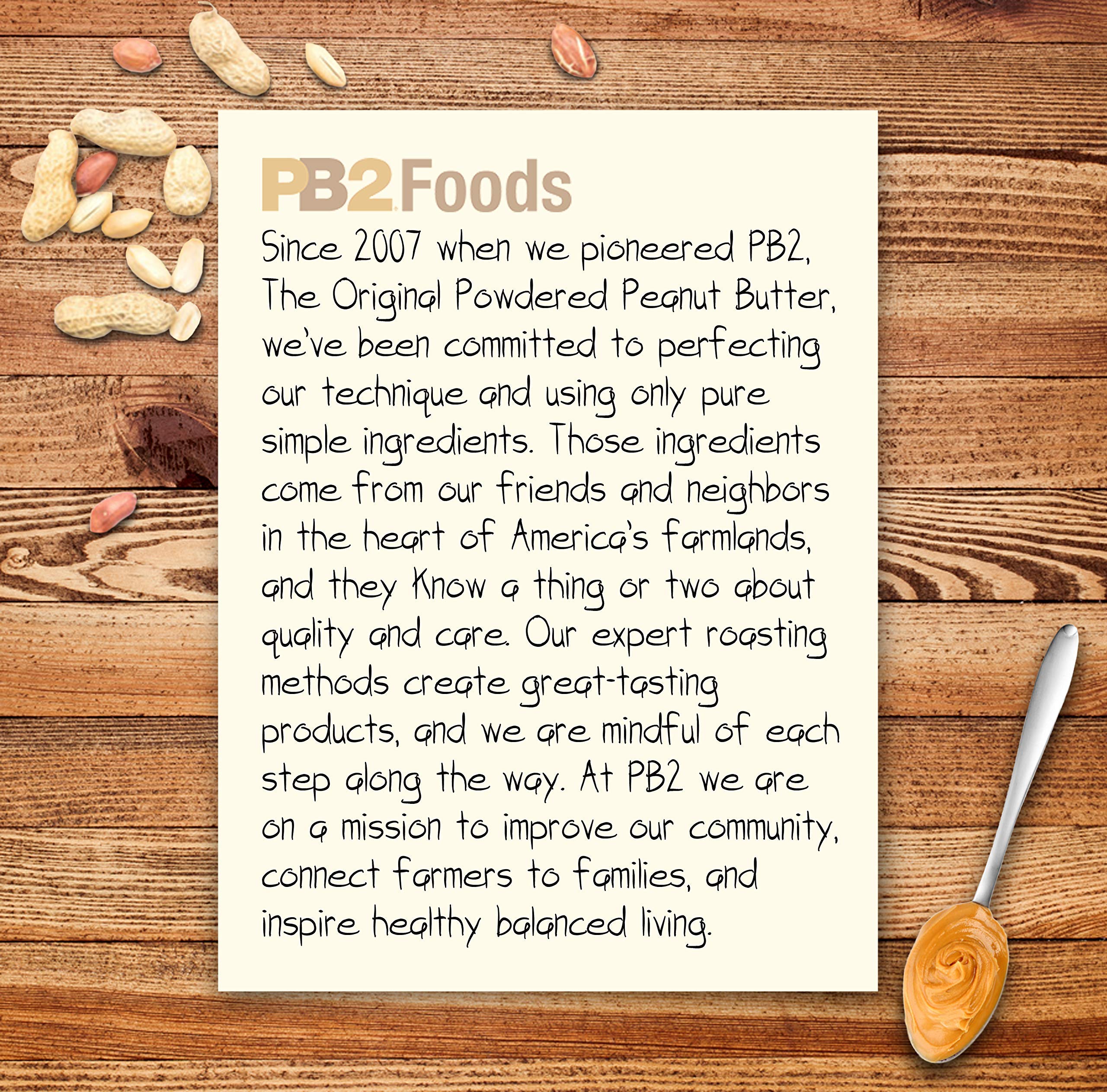 PB2 packaging image emphasizes all-natural, additive-free formulation