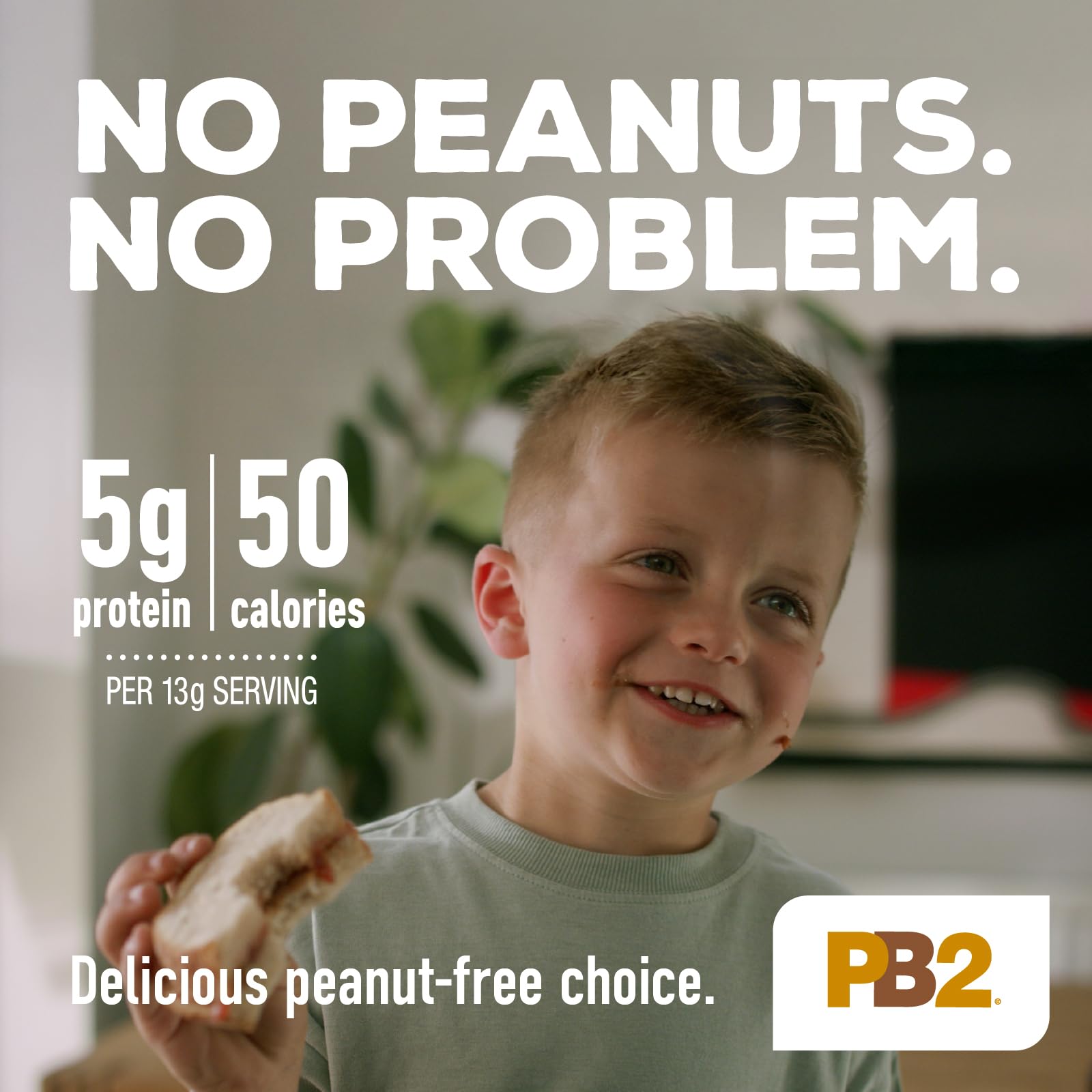 PB2 Smoothie with almond powder adding protein boost.
