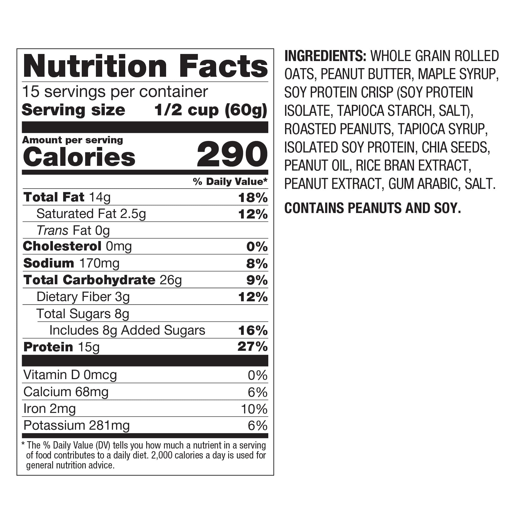 Crunchy PBfit granola bites provide plant-based protein for on-the-go fueling.