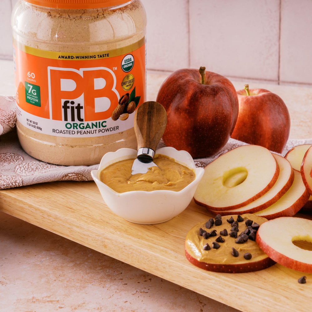 PBfit Organic Peanut Butter Powder baking-batter adds flavor to baked goods