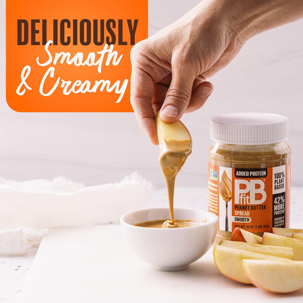 PBfit spread baked into cookies to add protein-forward flavor.
