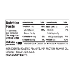 PBfit spread on a spoon ready for dipping fruit as a protein-rich snack.