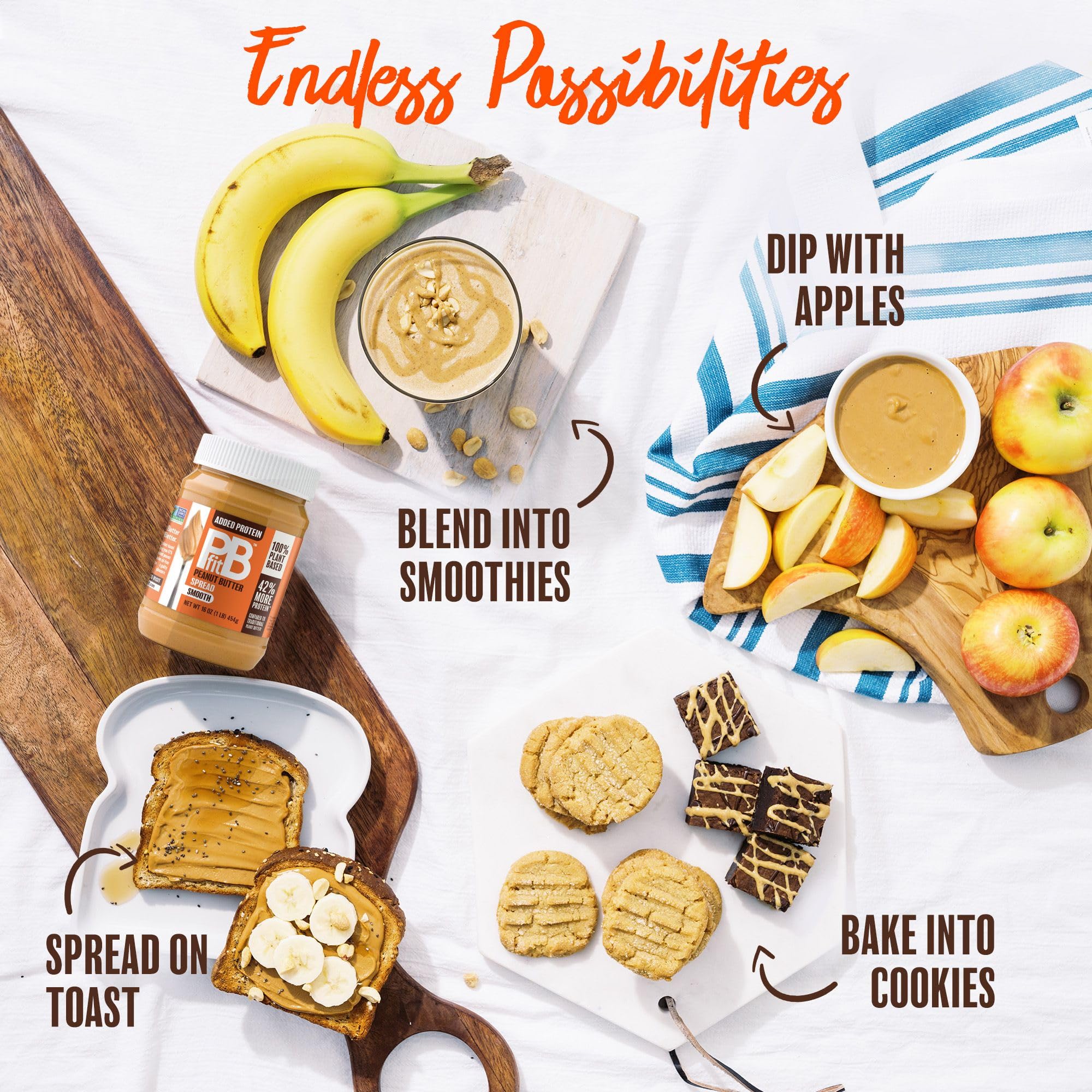 PBfit spread in a morning shake or chia bowl for flavor and energy.