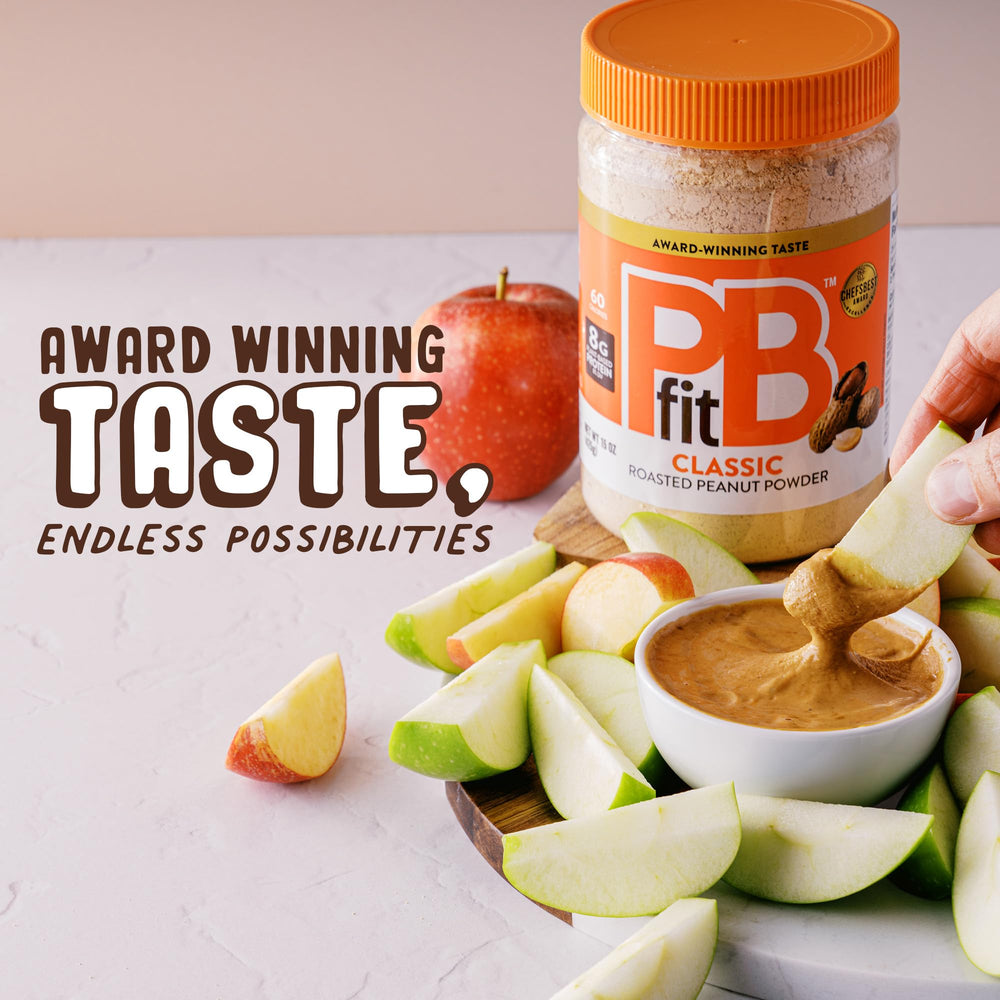 PBfit protein smoothie boost highlights added protein and low fat.