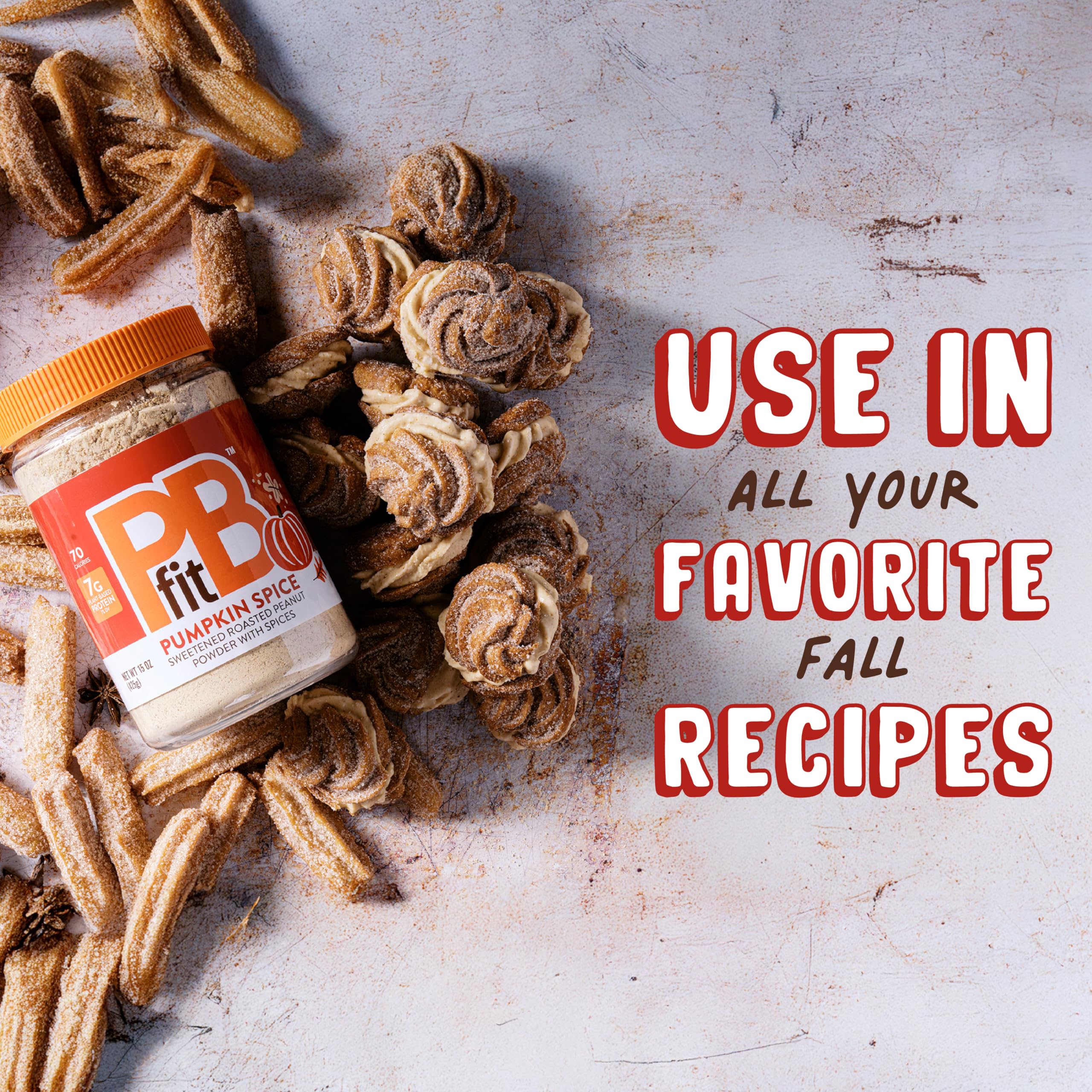 Toast topping using PBfit Pumpkin Spice powder for a tasty, guilt-free snack.