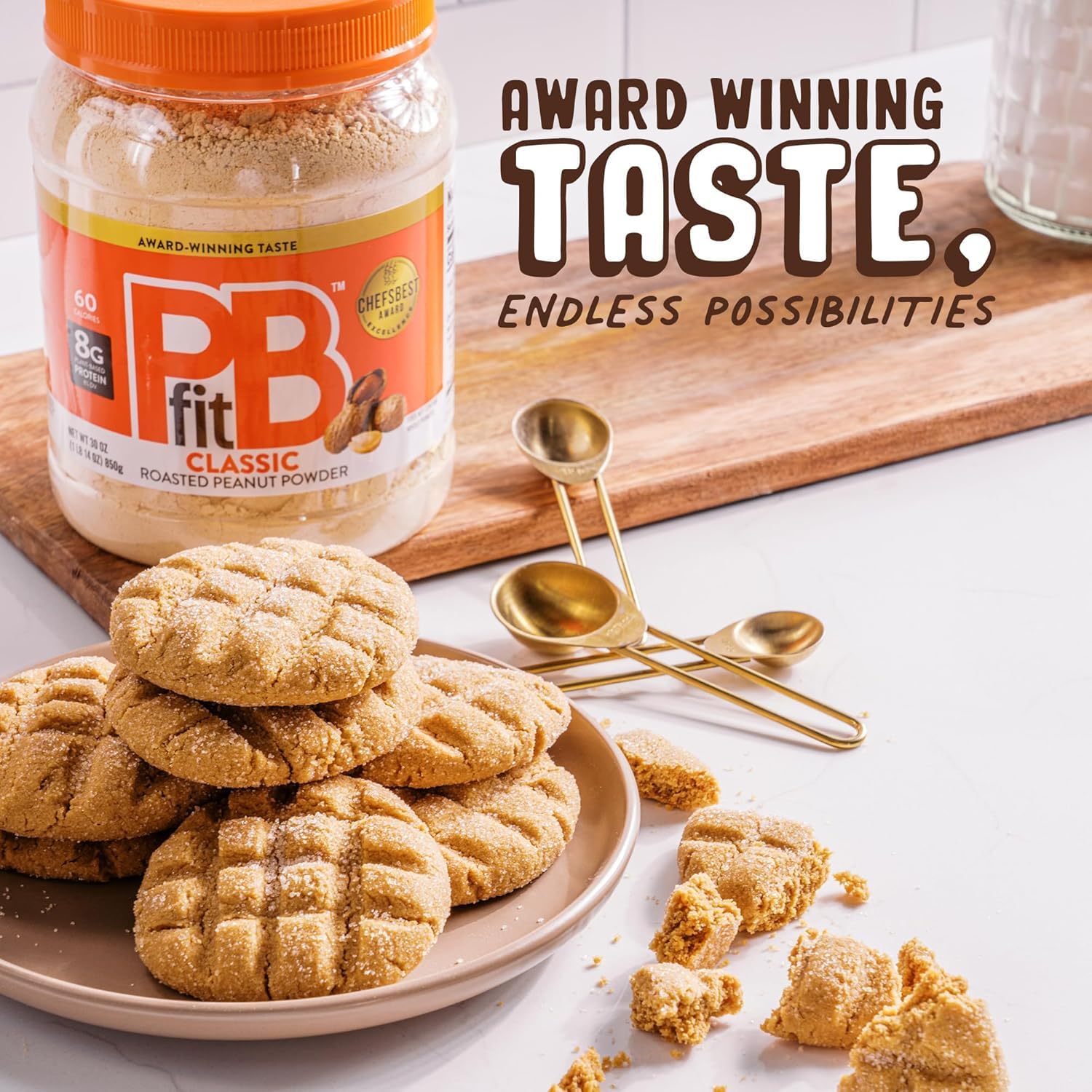 PBfit ready-to-spread on toast demonstrates 87% fat reduction for lighter mornings.