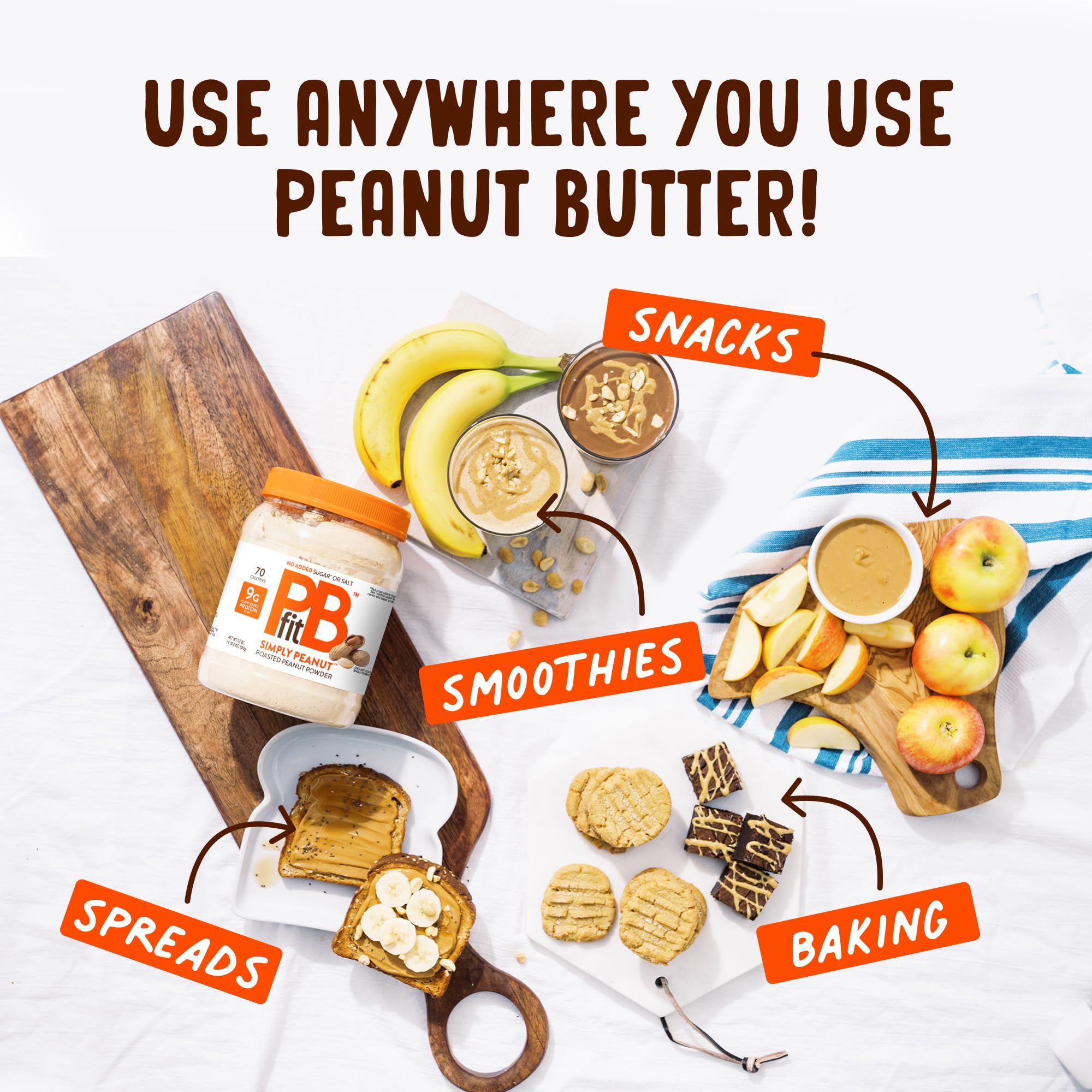 PBfit Simply Peanut Powder in baking batter for cookies
