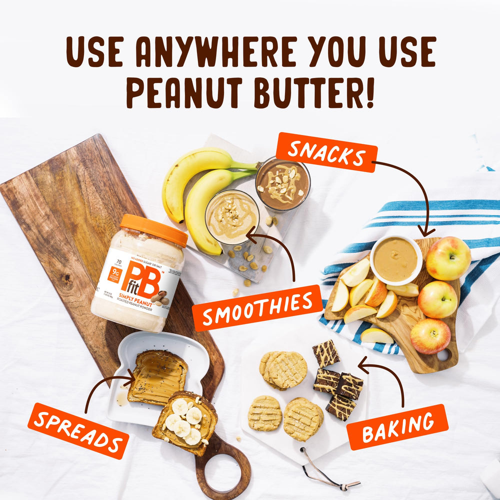PBfit Simply Peanut Powder in baking batter for cookies