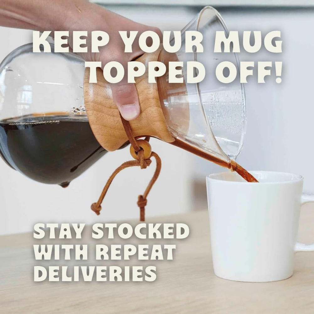 Office pot moment with Peace Coffee Blue Ox Blend.
