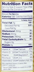 Peak instant milk powder dissolves quickly in water for beverages.