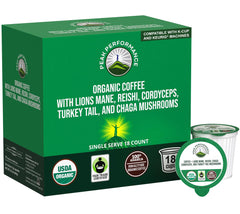 Peak Performance Lion's Mane pod for focused energy and mental clarity.