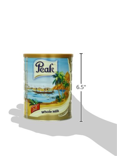 Peak Whole Milk Powder Dutch origin tag emphasizes premium quality