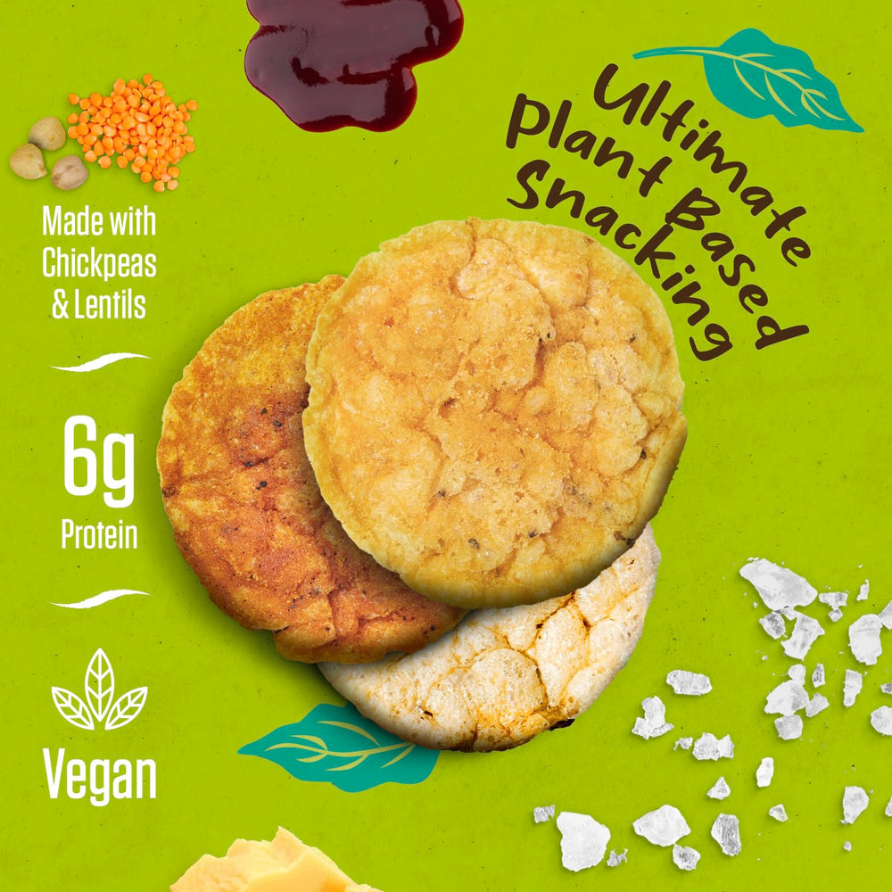 Close-up of PeaKaPop crisp texture, light and airy