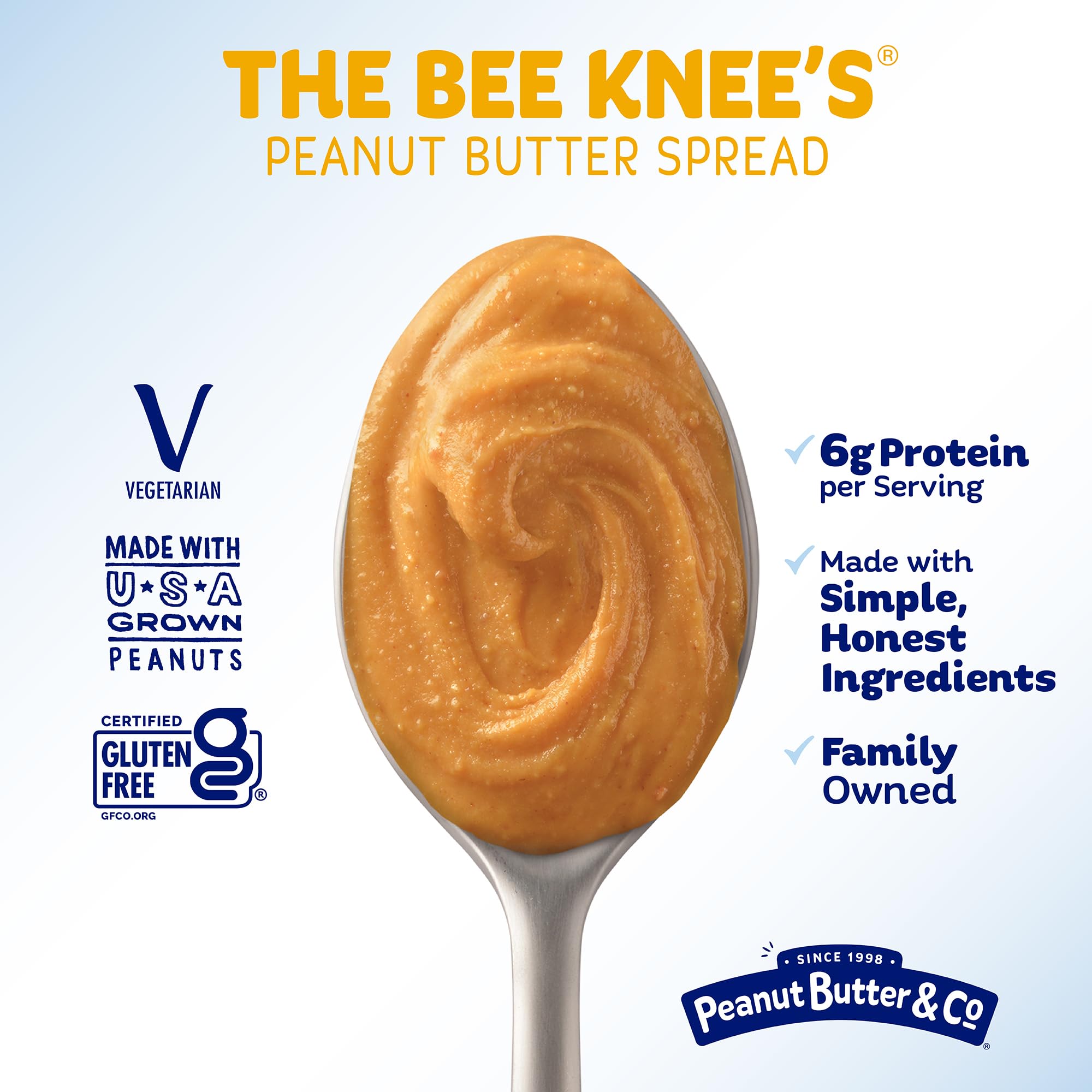 Close-up of The Bee’s Knees creamy texture showing stable spread.