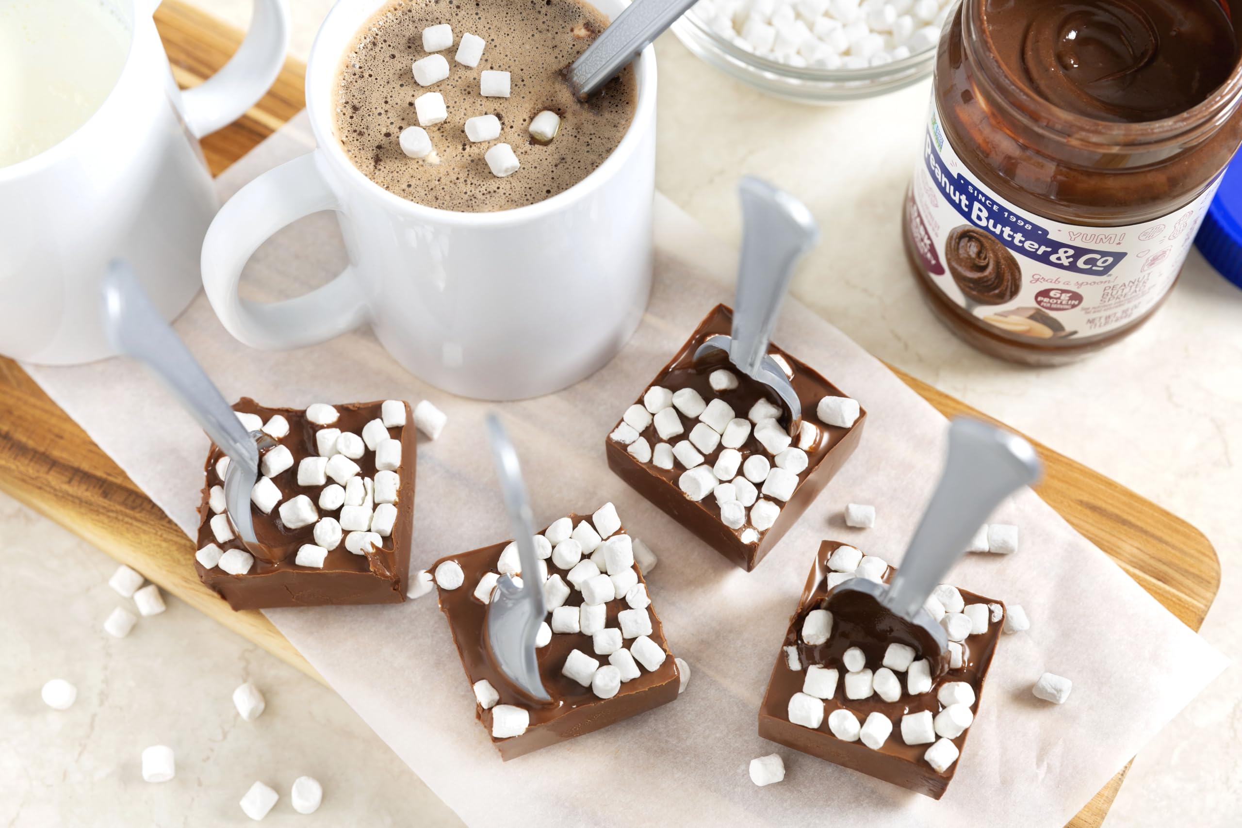 Six-pack of Dark Chocolatey Dreams jars for pantry stock