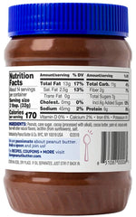 Dark Chocolatey Dreams on a spoon ready for tasting by Peanut Butter & Co.