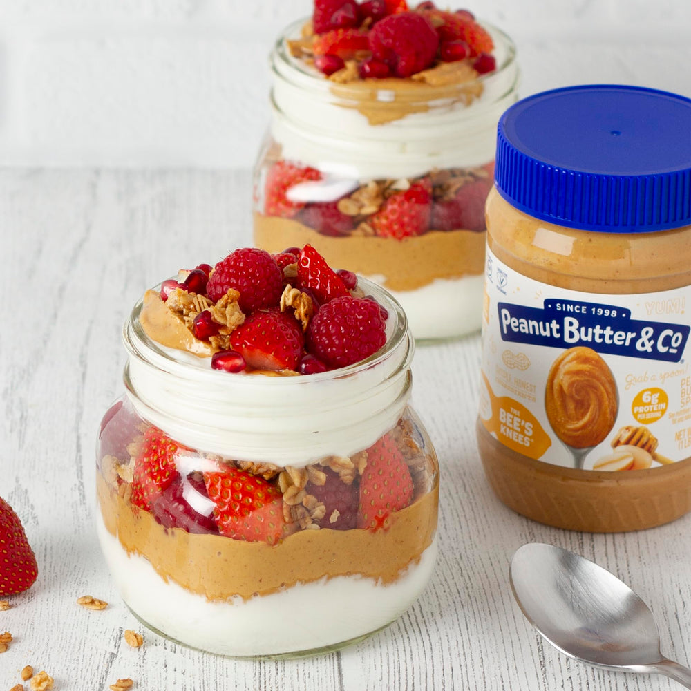 Pantry-packed The Bee’s Knees 6-pack jar set for quick breakfasts.