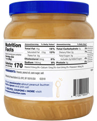 Peanut Butter & Co. 64oz jar used as pourable sauce for oatmeal and yogurt.