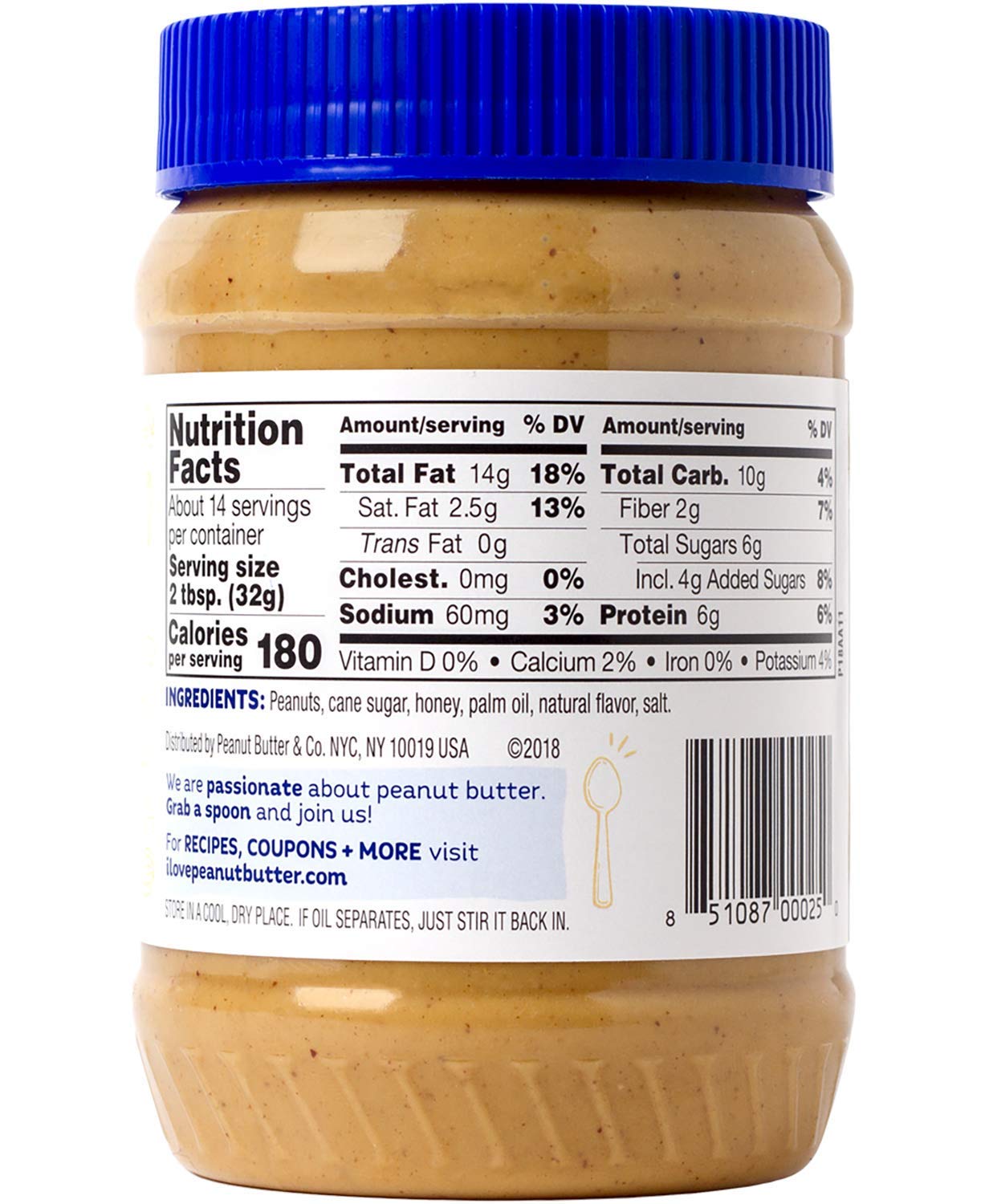 The Bee’s Knees honey peanut butter on toast, creamy texture ready to enjoy.