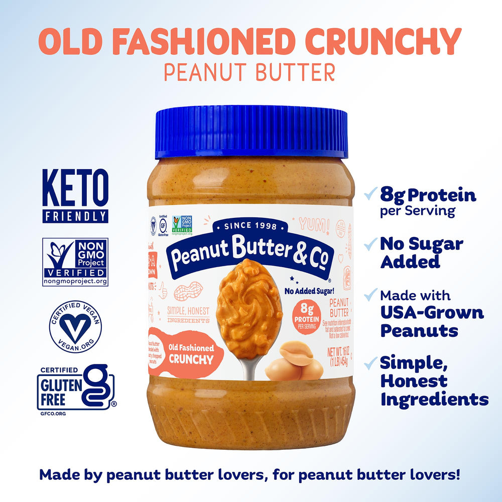 Peanut Butter & Co. uses-in-recipes image demonstrates baking and sauces versatility.
