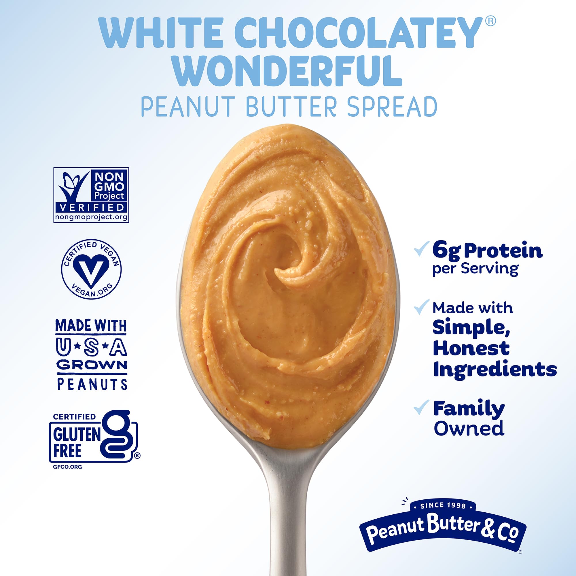 Peanut Butter & Co. White Chocolatey Wonderful baked into cookies for a dessert twist.