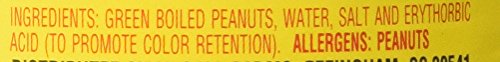 Cans of Peanut Patch boiled peanuts stacked for pantry use