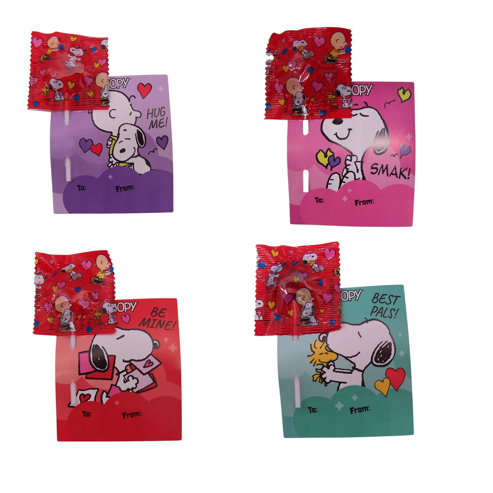 Peanuts Snoopy Valentine kit ideal for classroom exchanges and party favors