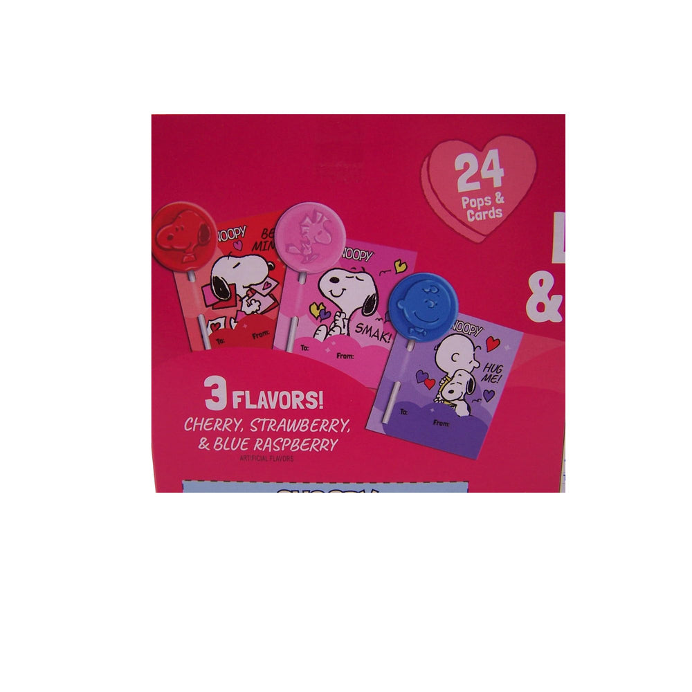 Cards securely hold lollipops with To/From spaces for quick distribution