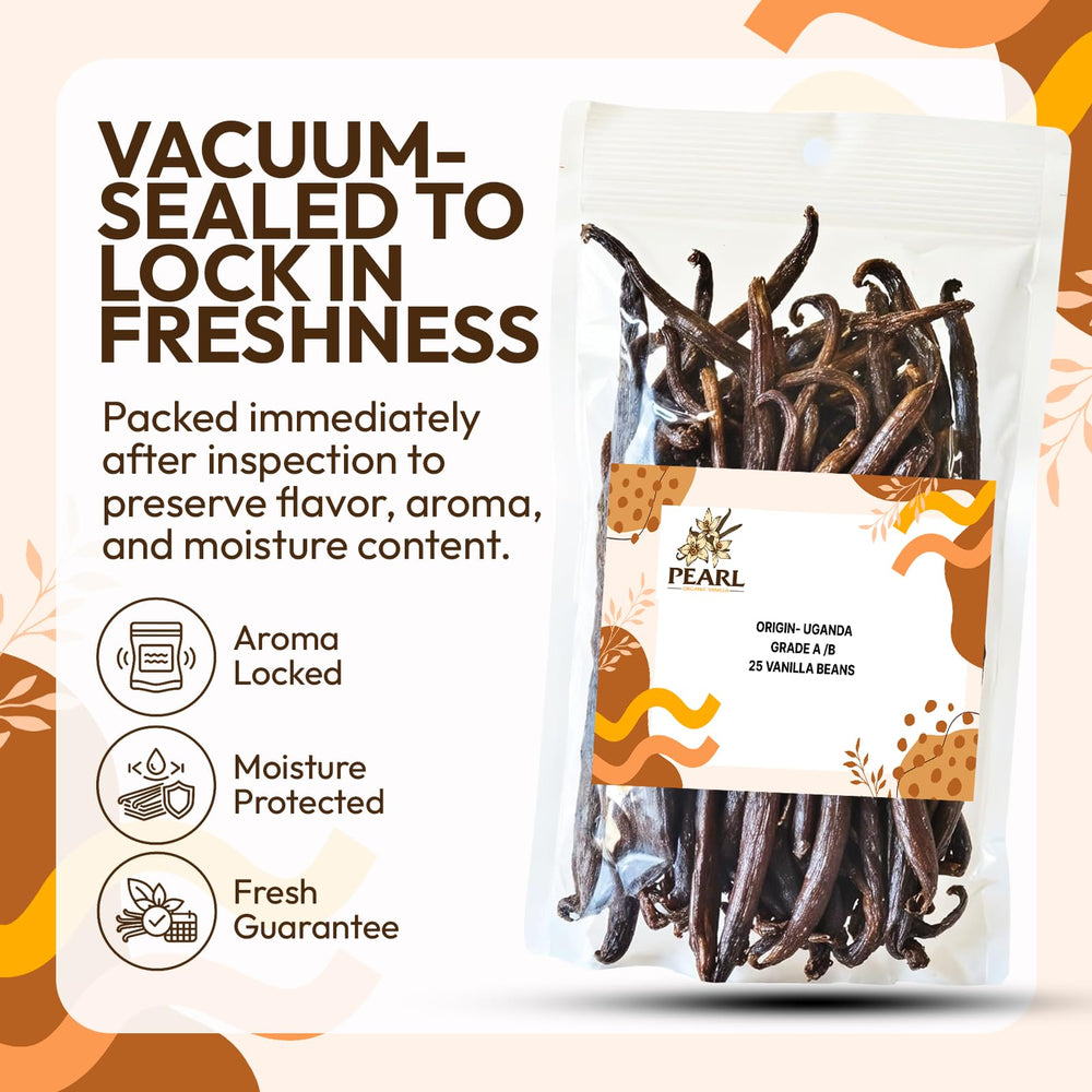 Pearl Organic Vanilla used for baking and brewing