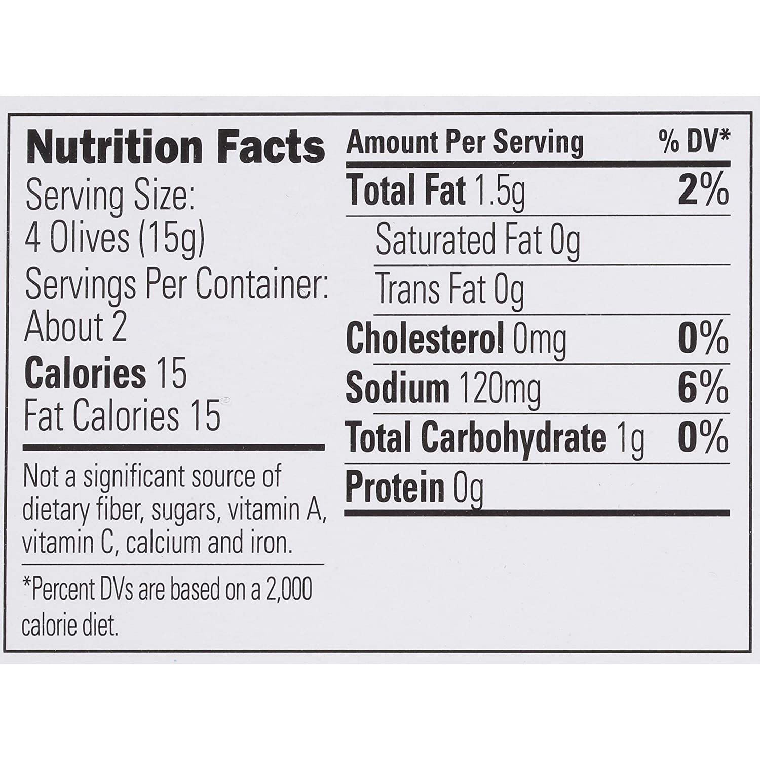 PEARLS Olives To Go California-grown olives with natural color and buttery finish.