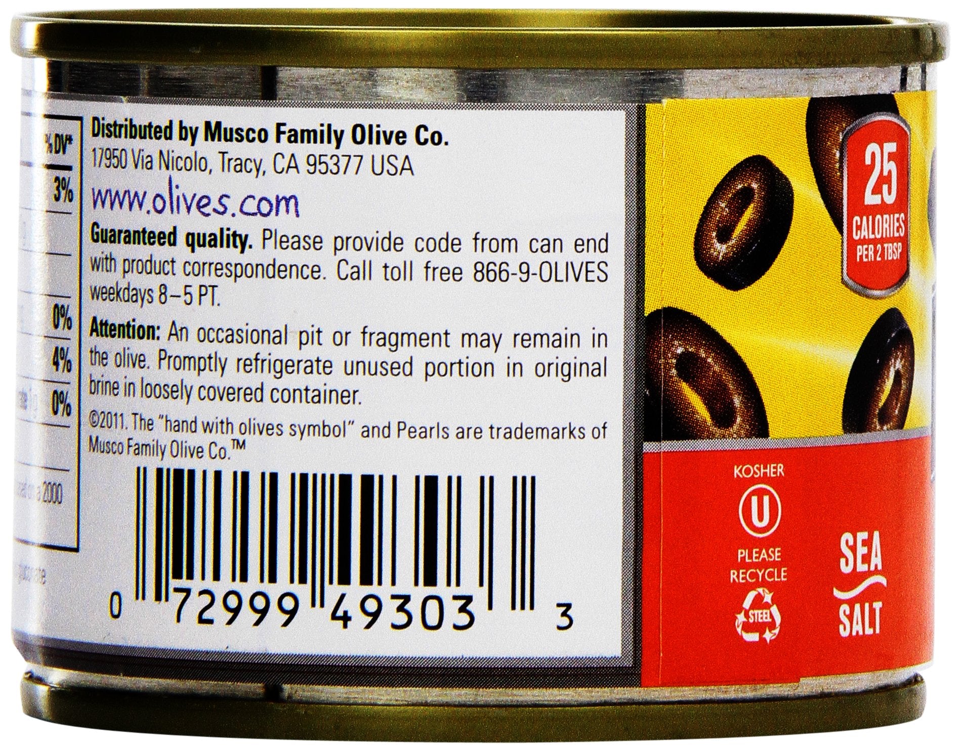 PEARLS sliced-ripe-black-olives in pan sauce for depth and texture.